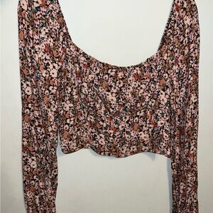 Wild Fable Floral Long Sleeve Top